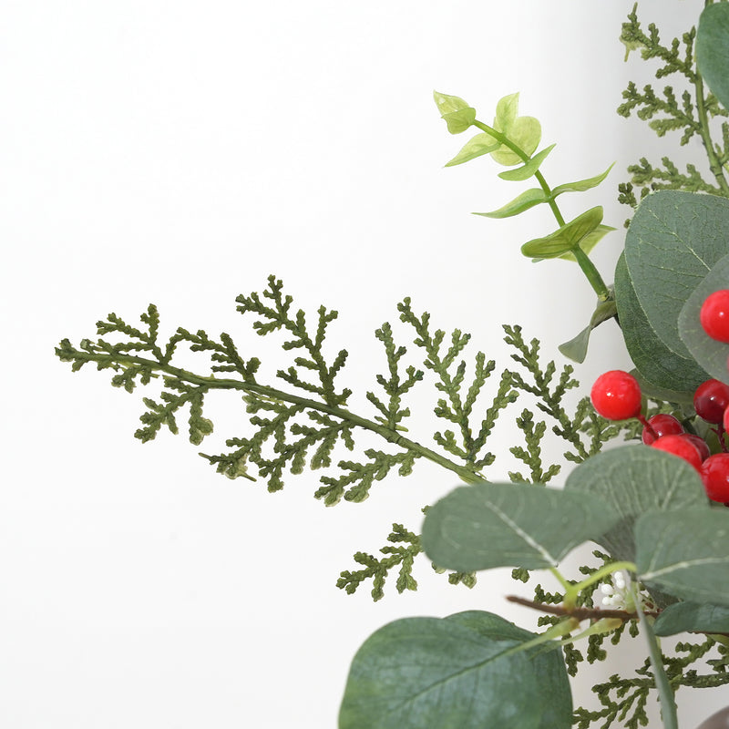 Bulk 14 inches Tall Holy Berry Bouquet for Xmas Arrangement Wholesale