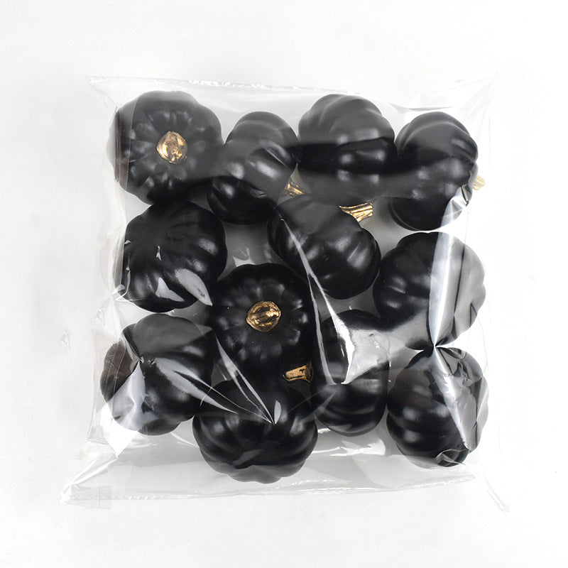 Bulk 12pcs Halloween Artificial Pumpkins Vegetables Centerpiece Mantel Crafts Wholesale