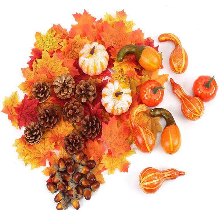 Lot de 166 décorations de citrouilles d'automne en vrac pour centres de table, remplissage de vase de Thanksgiving, vente en gros 