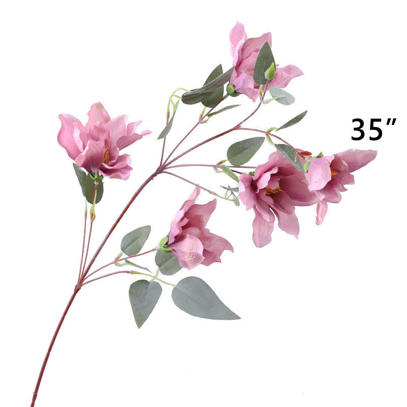 Purple Flowers Artificial Flowers Plants Combo