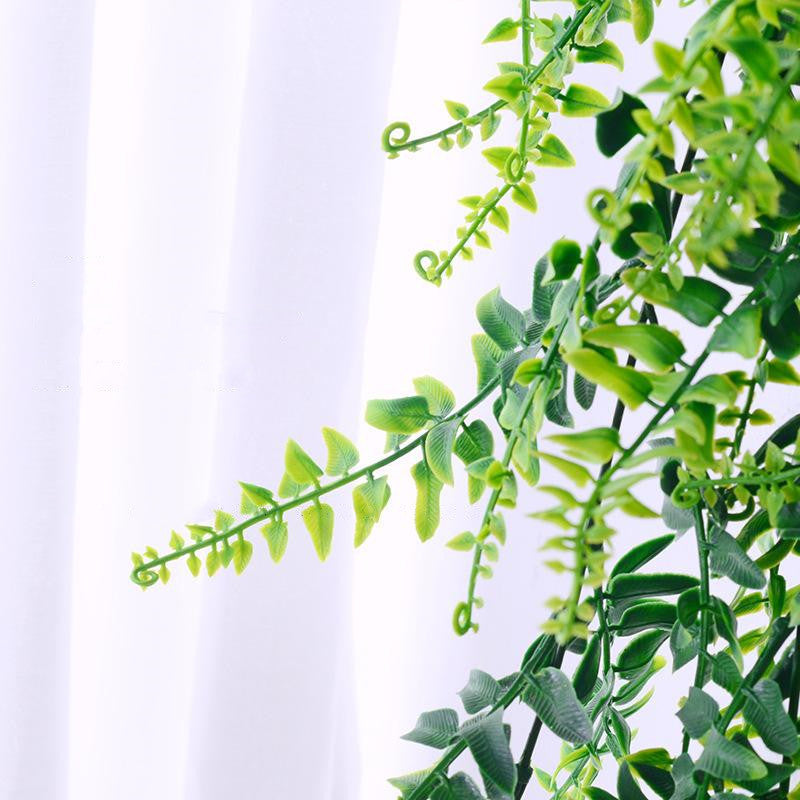 Clearance 200Pcs Boston Ferns Artificial Persian Rattan Fake Hanging Plant Faux Greenery Wholesale