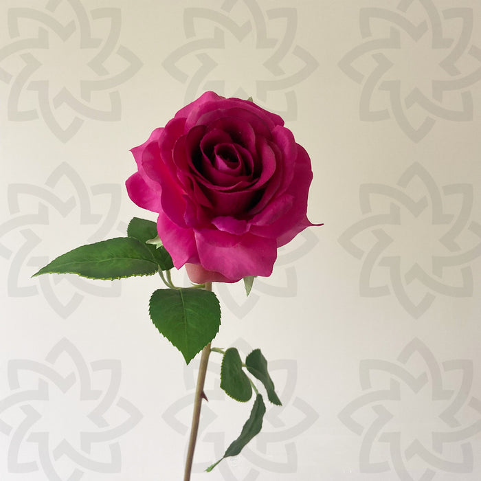 Bulk 18.8" Artificial Rose Flowers Stem Real Touch Silk Flower Arrangement Wholesale