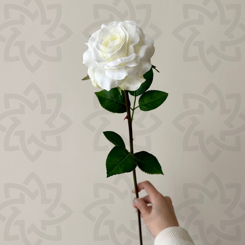 Bulk 18.8" Artificial Rose Flowers Stem Real Touch Silk Flower Arrangement Wholesale