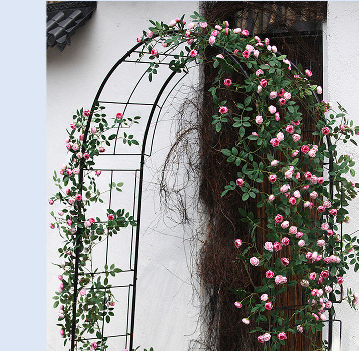 Bulk Rose Buds Hanging Flowers Garland Vine Silk Rose Artificial Flowers Hanging Wholesale