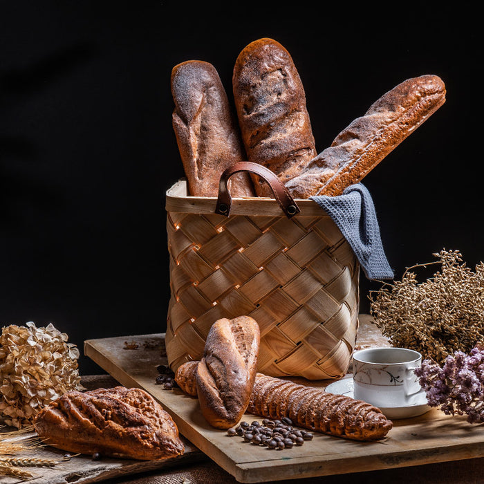 Barra de pan artificial a granel para exhibición y decoración al por mayor 