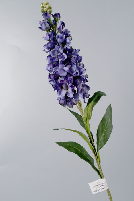 Bulk AM Basics - Flores artificiales de color púrpura, tallo de jacinto, 24 pulgadas, venta al por mayor