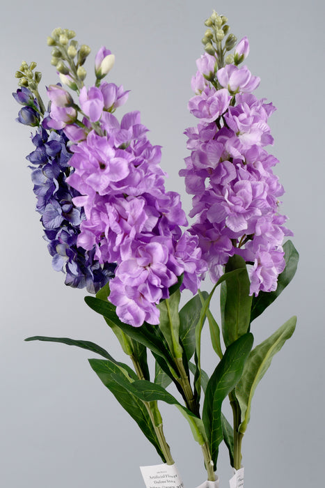 Bulk AM Basics Artificial Purple Flowers Hyacinth Stem 24 Inch Wholesale