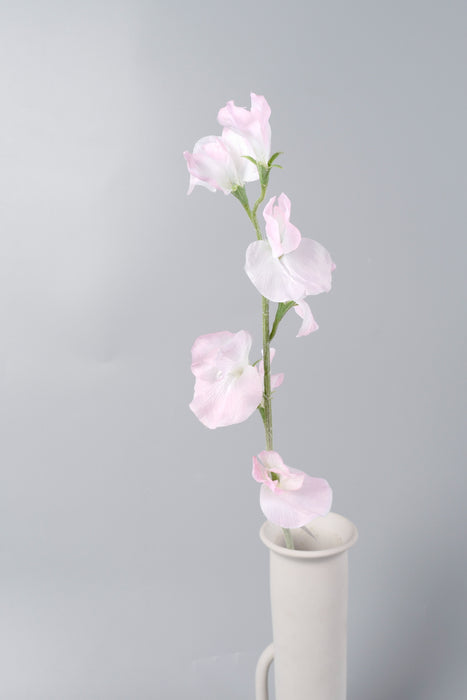 AM Basics Artificial Flowers Silk Sweetpea Long Stem
