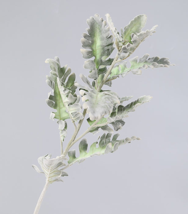 Bulk 30" Artificial Silver Ragwort Foliage Stem Greenery Plant Decoration Wholesale