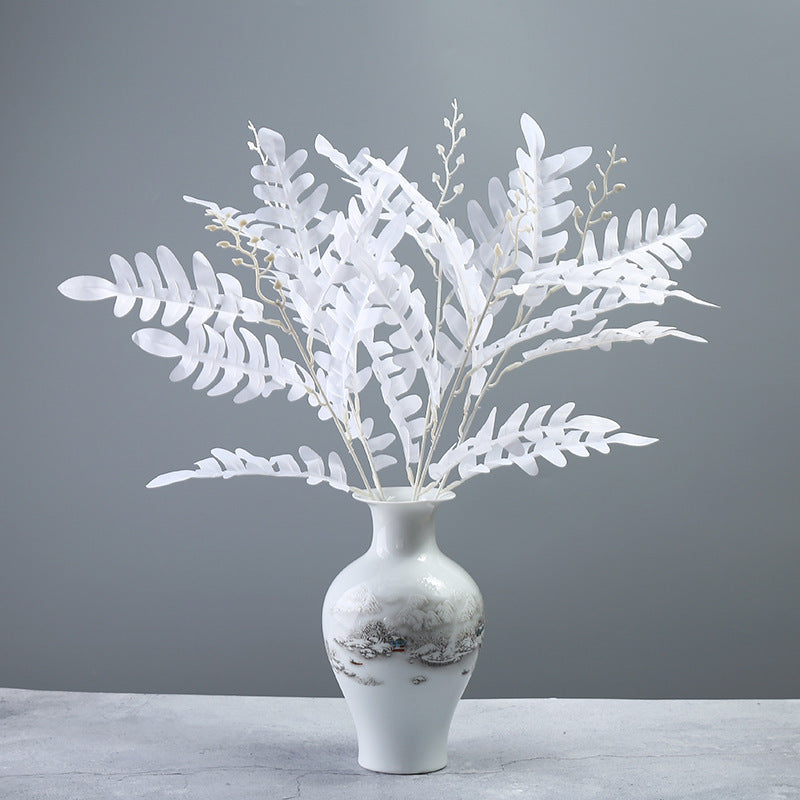 Bulk 20" Artificial Sophora Japonica Leaves Twig Locust Leaves Stem Wholesale