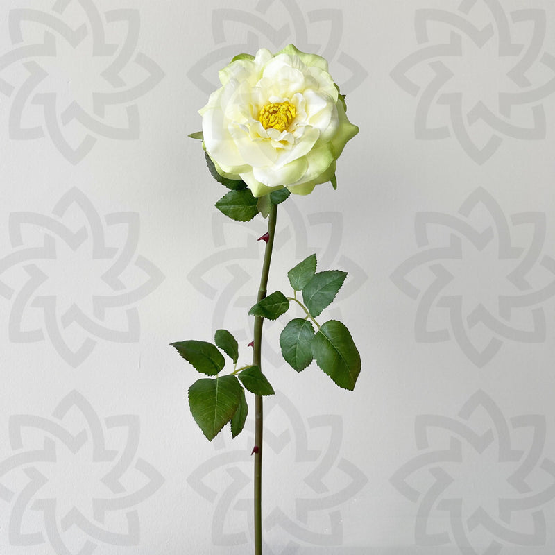 Tige de rose à thé artificielle en vrac de 19,6 po au toucher réaliste en gros 