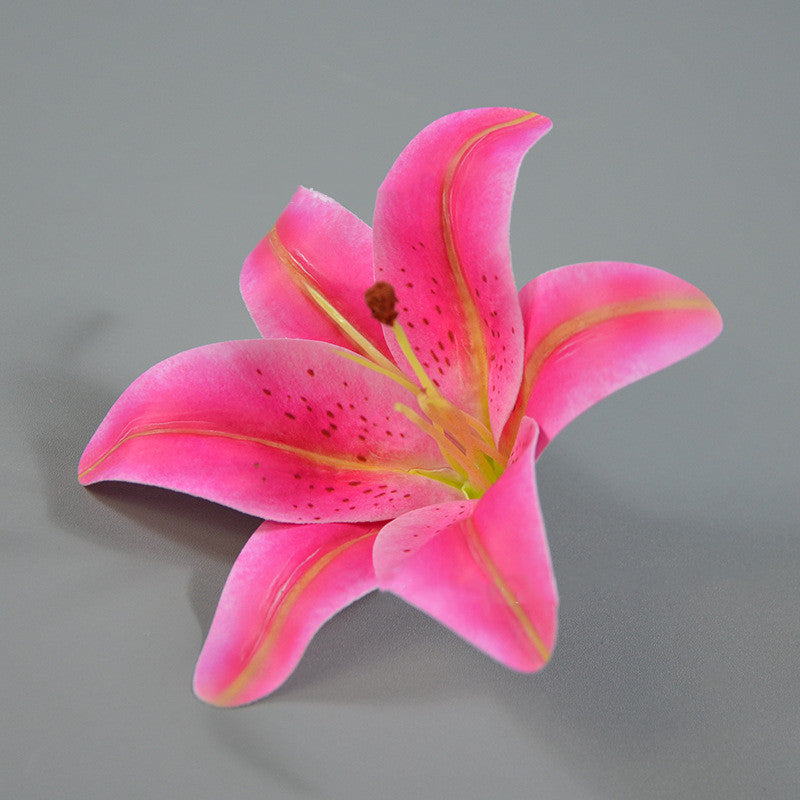 Bulk 10 Pcs Real Touch Tiger Lilies Flowers Heads Wholesale