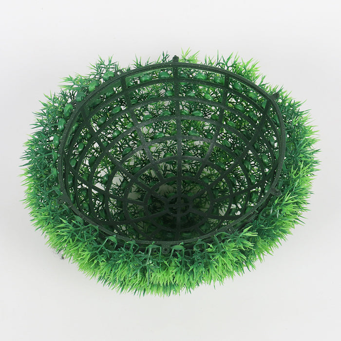 Bolas de hierba de aguja de pino Topiary Artificial a granel, bola de planta, decoración de jardín para el hogar, venta al por mayor