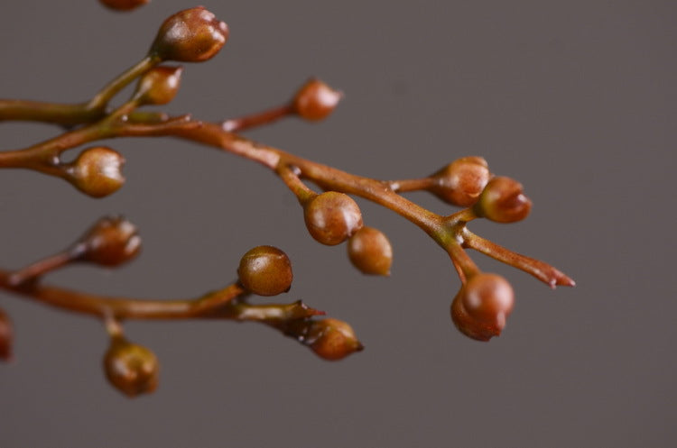 Branches d'arbres artificielles brunes de 43 po avec fruits en gros 