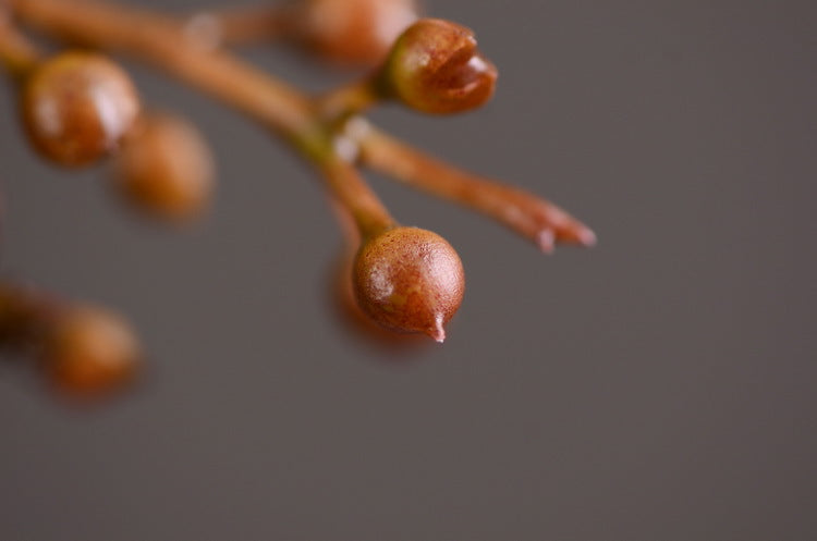 Branches d'arbres artificielles brunes de 43 po avec fruits en gros 