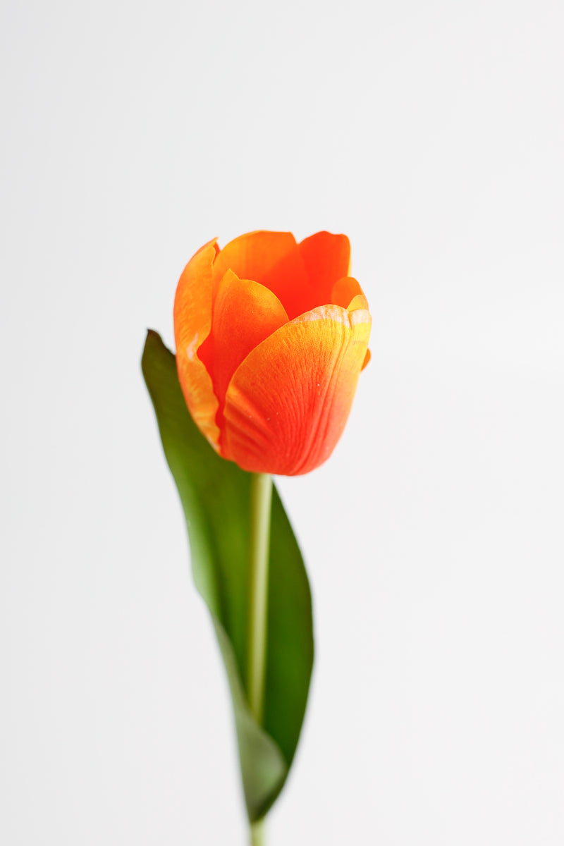 Tiges de tulipes artificielles au toucher réaliste de 14 po en vrac, fleurs en gros