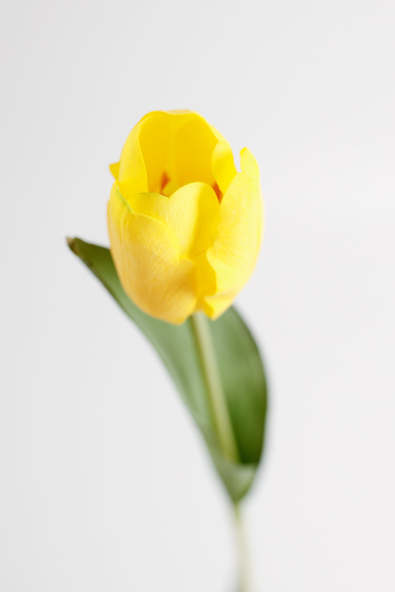 Tiges de tulipes artificielles au toucher réaliste de 14 po en vrac, fleurs en gros