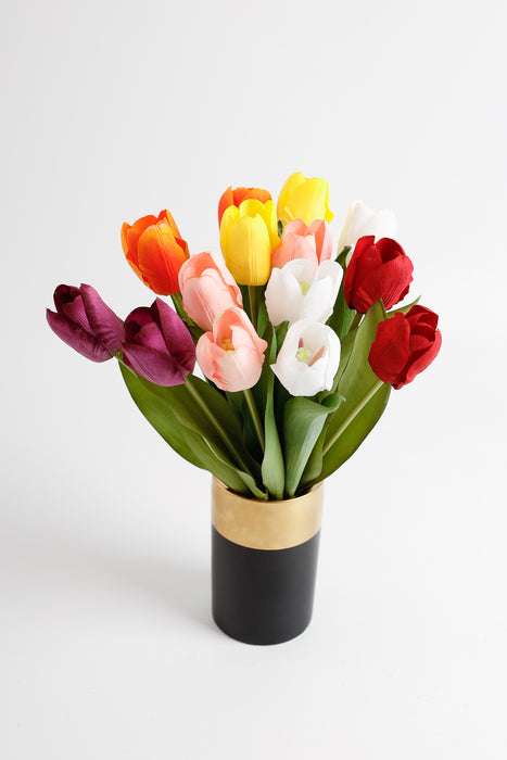 Bulk 14" Real Touch Tulip Stems Artificial Flowers Wholesale