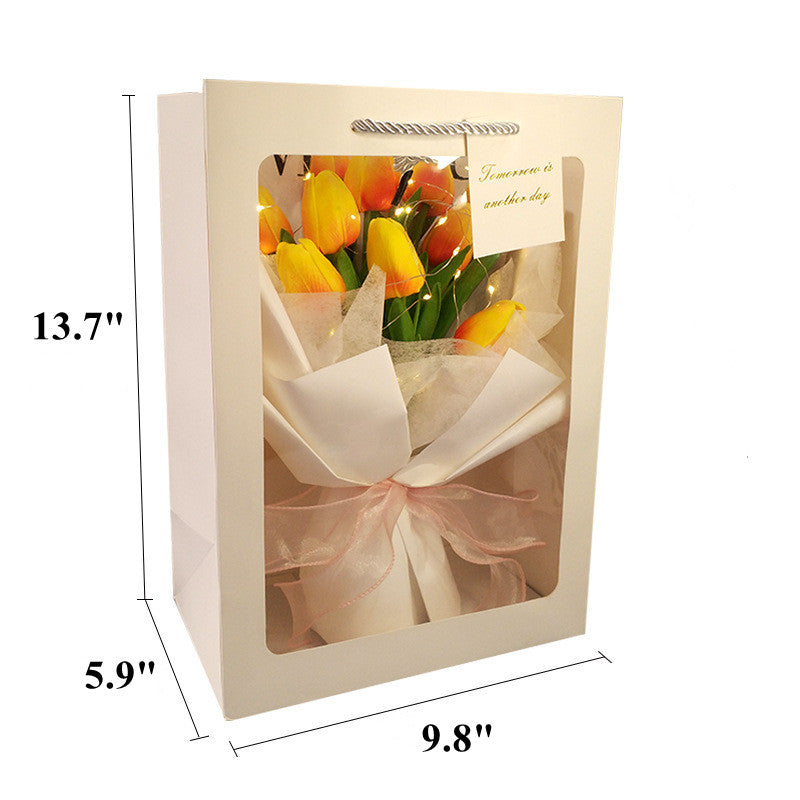 Bulk Artificial Tulips Flower Bouquet Gifts for Her Wholesale