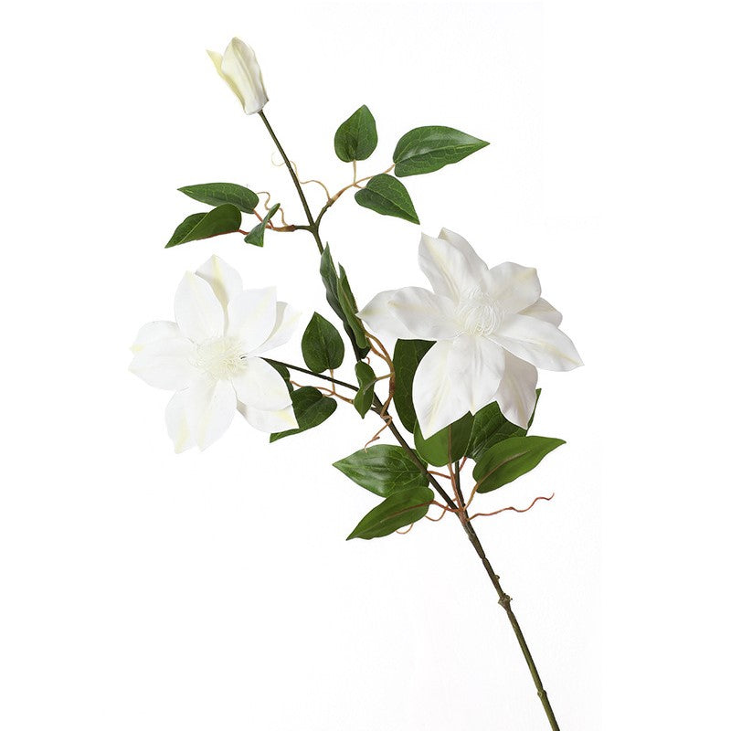 Clématite artificielle violette en vrac avec feuillage 26 pouces en gros 