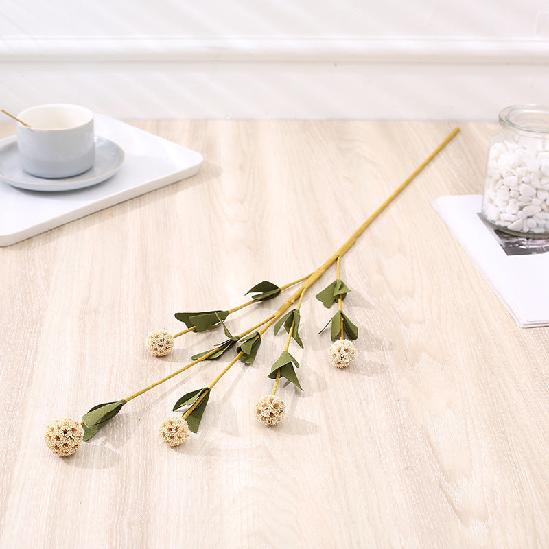 Moulin à vent artificiel en vrac de 31 pouces, longues tiges, gousses de scabiosa, gousses de fleurs, boules, vente en gros 