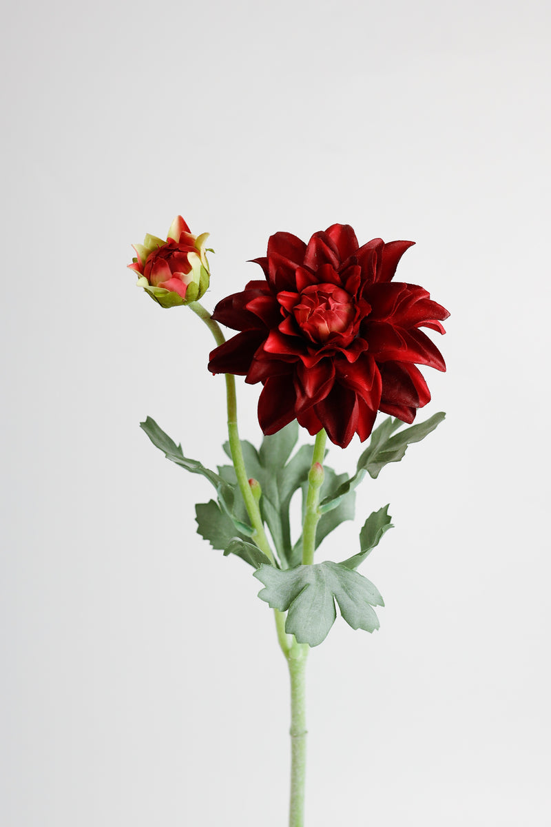 Bulk AM Basics 21" Dahlia Stem Branch Faux Silk Flowers Wholesale