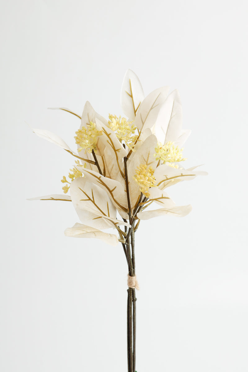 AM Basics Artificial Eucalyptus Small Bouquet with Fruits 15 Inch