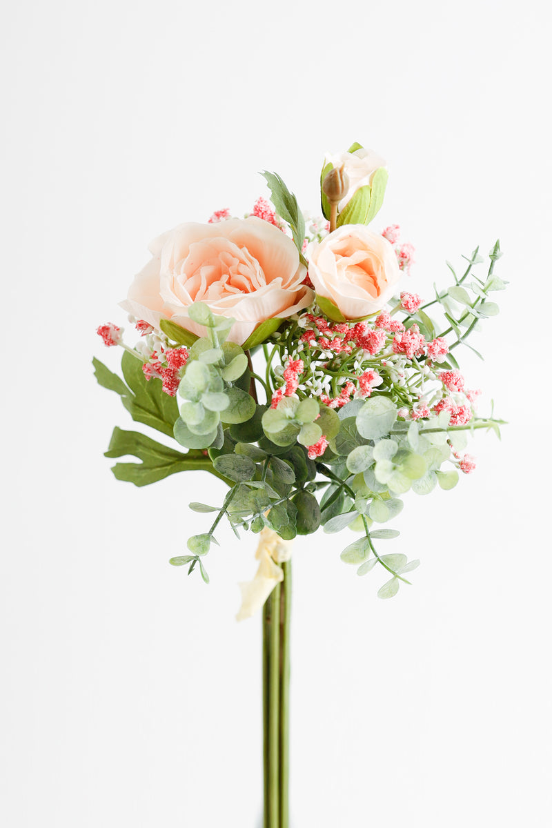 Bouquet de fleurs artificielles en vrac avec verdure en gros