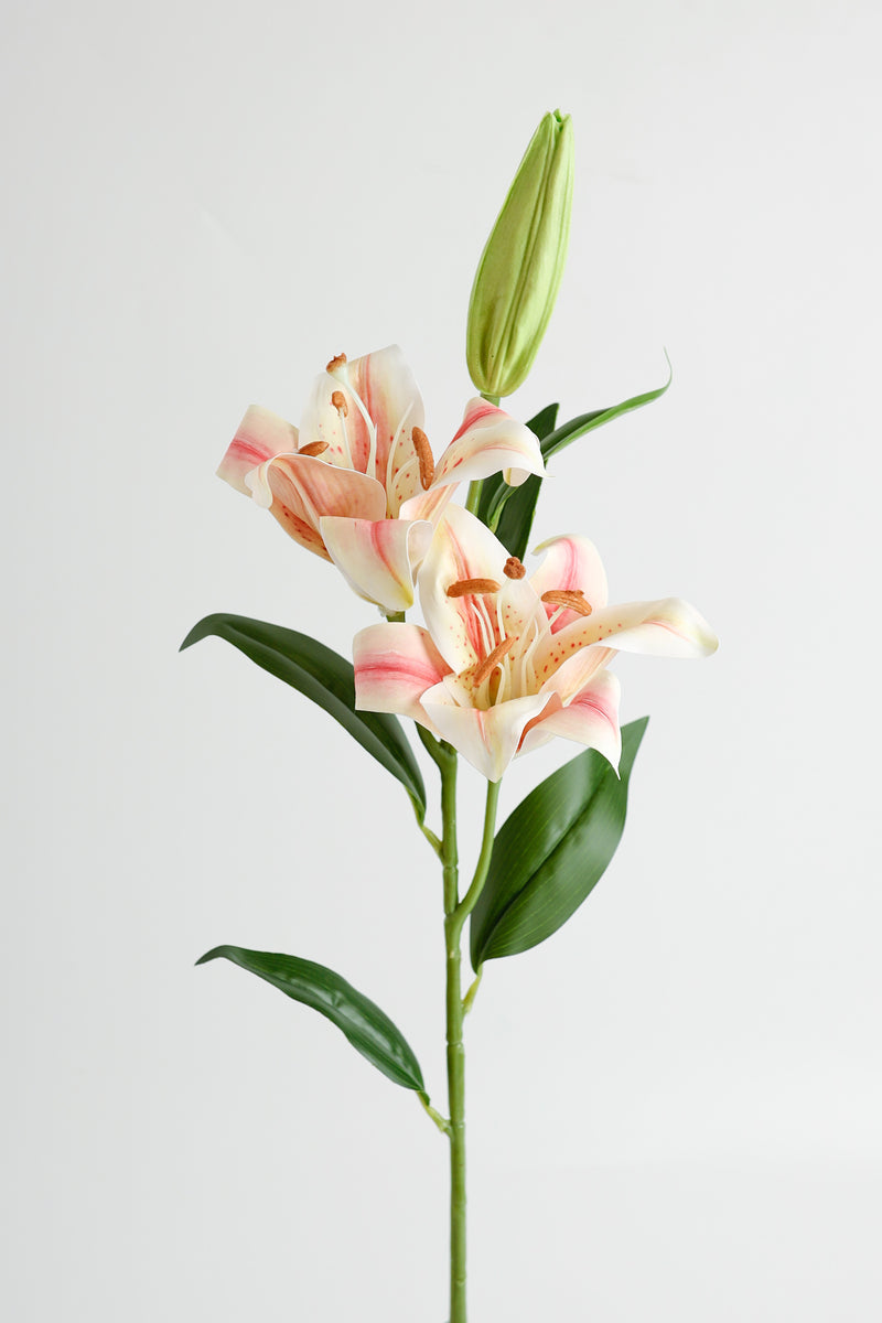 AM Basics 34" Tiger Lily Flores artificiales de tallo largo