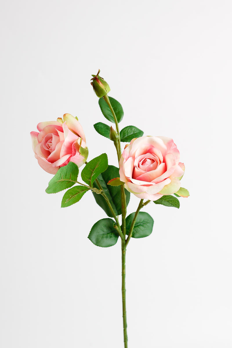 AM Basics Rose Spray Silk Flowers Artificial