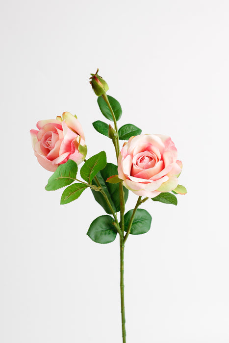 AM Basics Rose Spray Flores de seda artificiales 