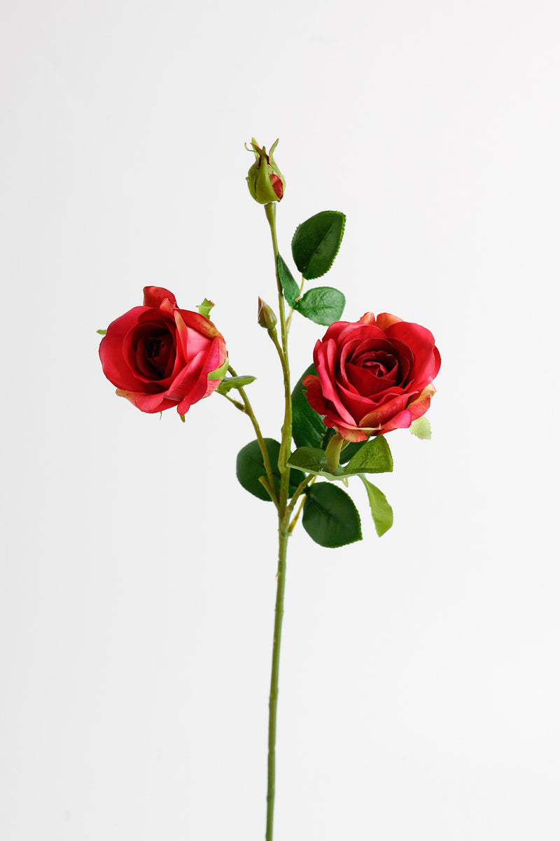 AM Basics Rose Spray Silk Flowers Artificial