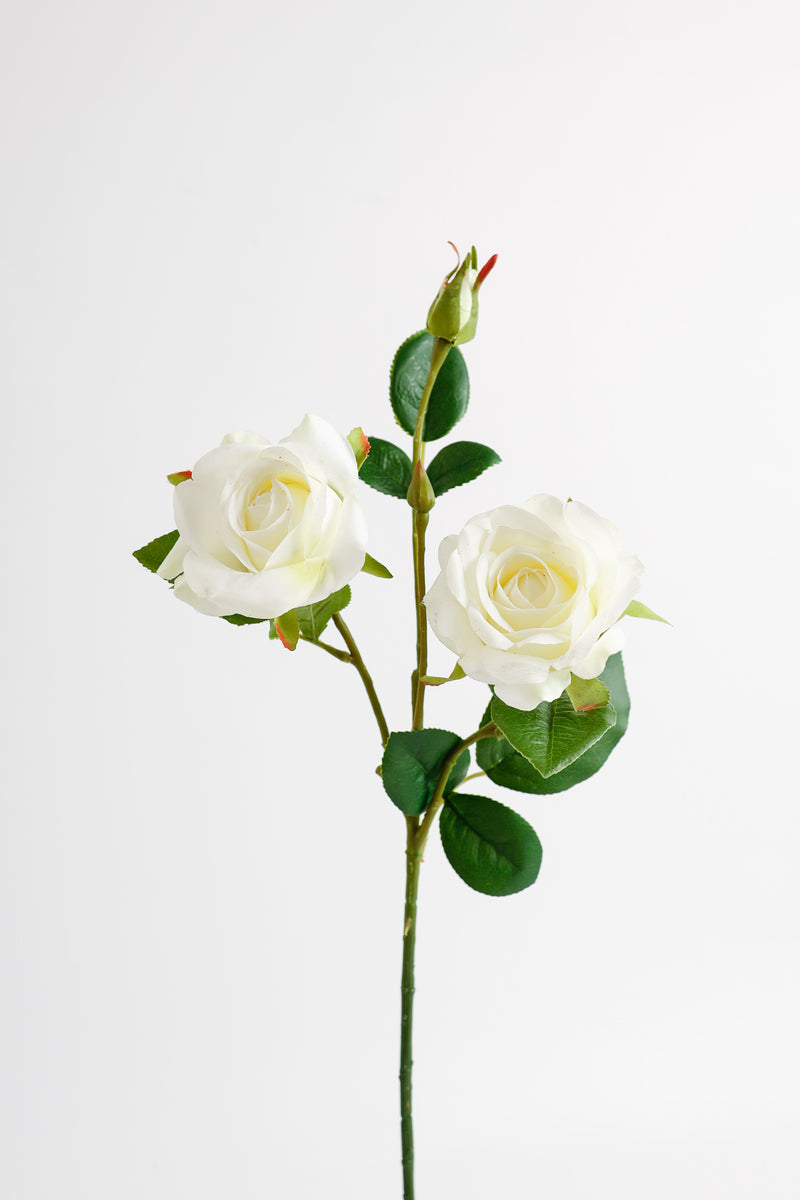 AM Basics Rose Spray Silk Flowers Artificial