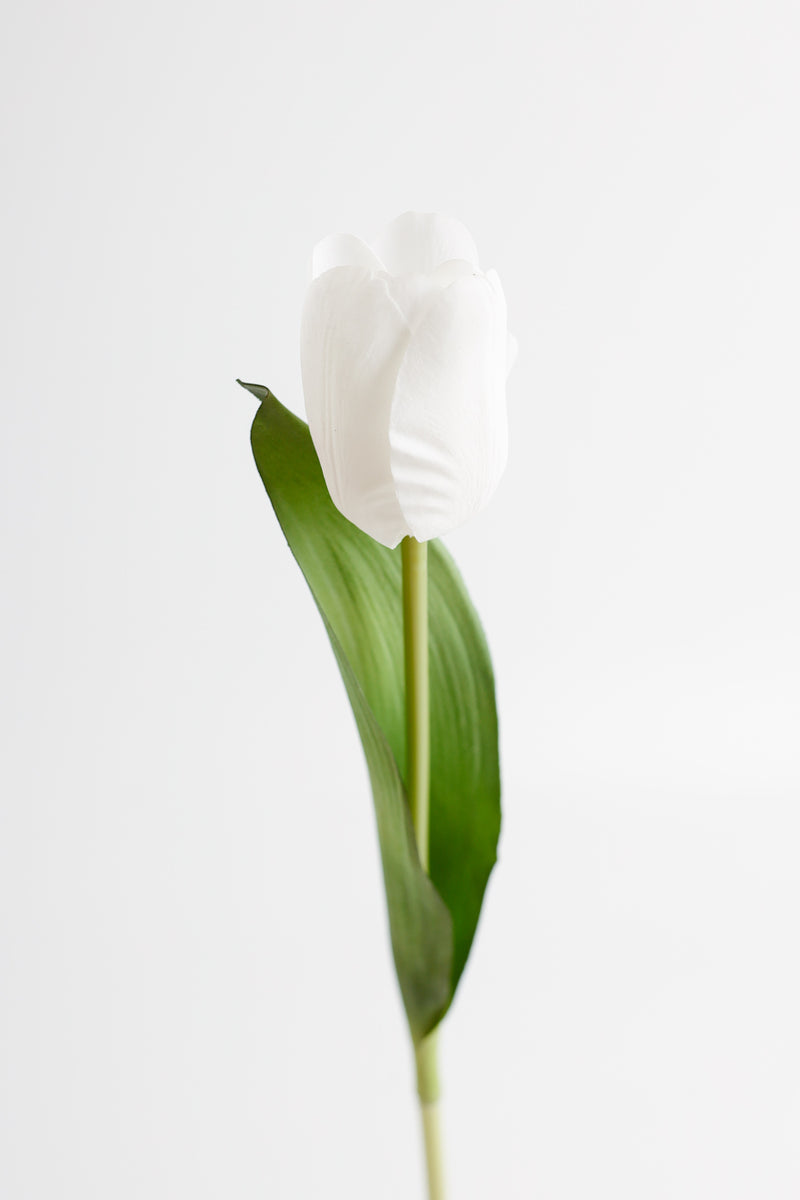 Tiges de tulipes artificielles au toucher réaliste de 14 po en vrac, fleurs en gros