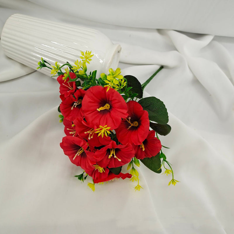 Bulk 13" Morning Glory Bush Artificial Flowers for Outdoor UV Resistant Plants Wholesale