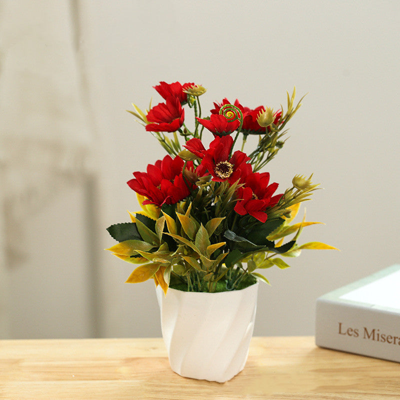 A granel 10 "girasol artificial Heronsbill Bonsai al por mayor