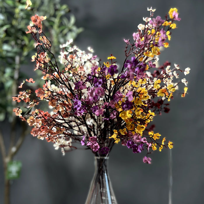 15 Pcs Babys Breath Artificial Flowers Gypsophila Bouquets Bulk Real Touch  Fake Silk Flowers for Home Wedding DIY Floral Arrangement Kitchen Table