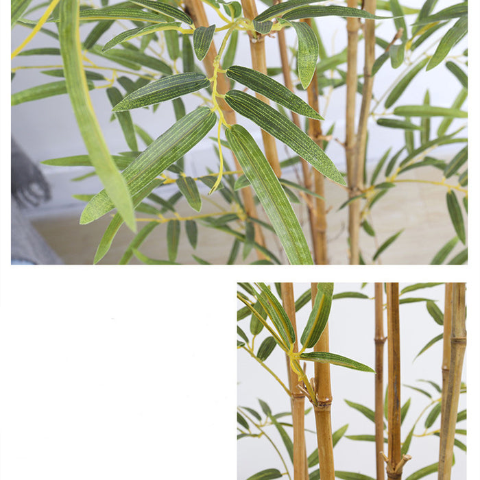 Venta al por mayor de plantas de seda artificial de bambú a granel de 6 pies 