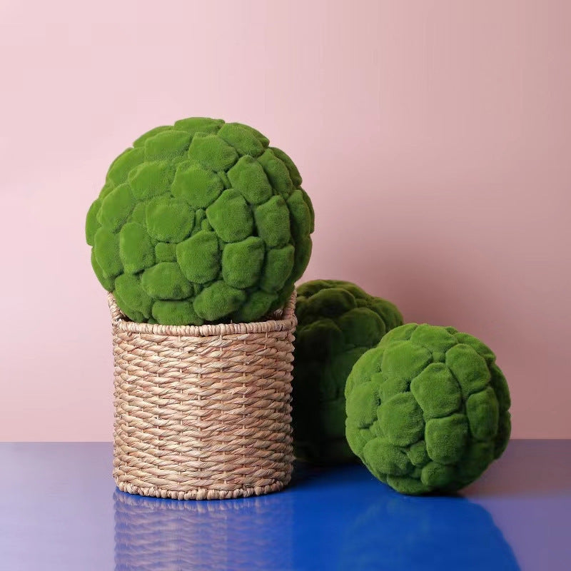 Bryophytes a granel Musgo artificial Topiary Bola Planta Bolas decorativas Decoración al por mayor 