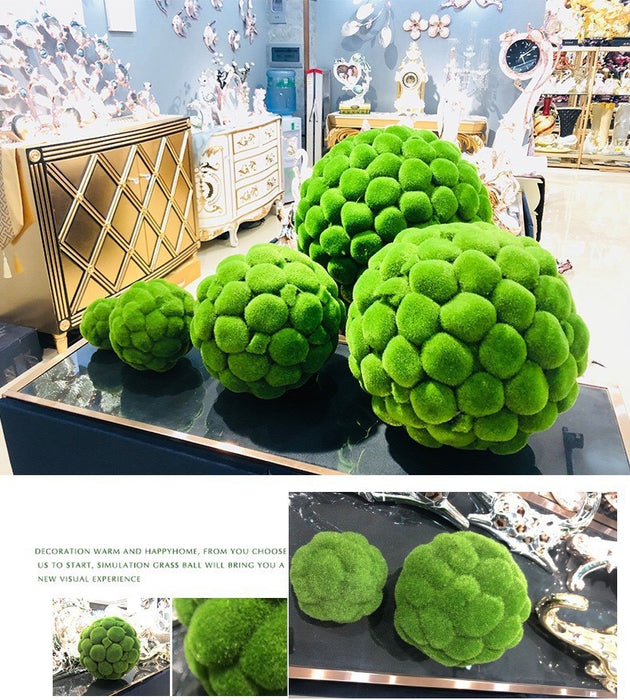 Bryophytes a granel Musgo artificial Topiary Bola Planta Bolas decorativas Decoración al por mayor 
