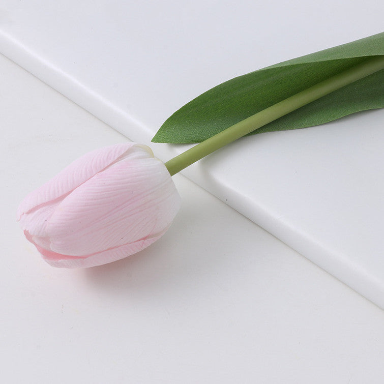 Bulk 18.8" Tulip Stems Real Touch Artificial Tulip Arrangement Flowers Arrangements Wholesale