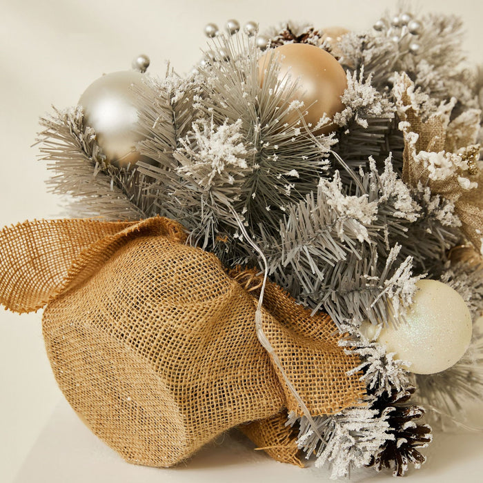 Venta al por mayor de Bonsai de árbol de Navidad de mesa artificial a granel