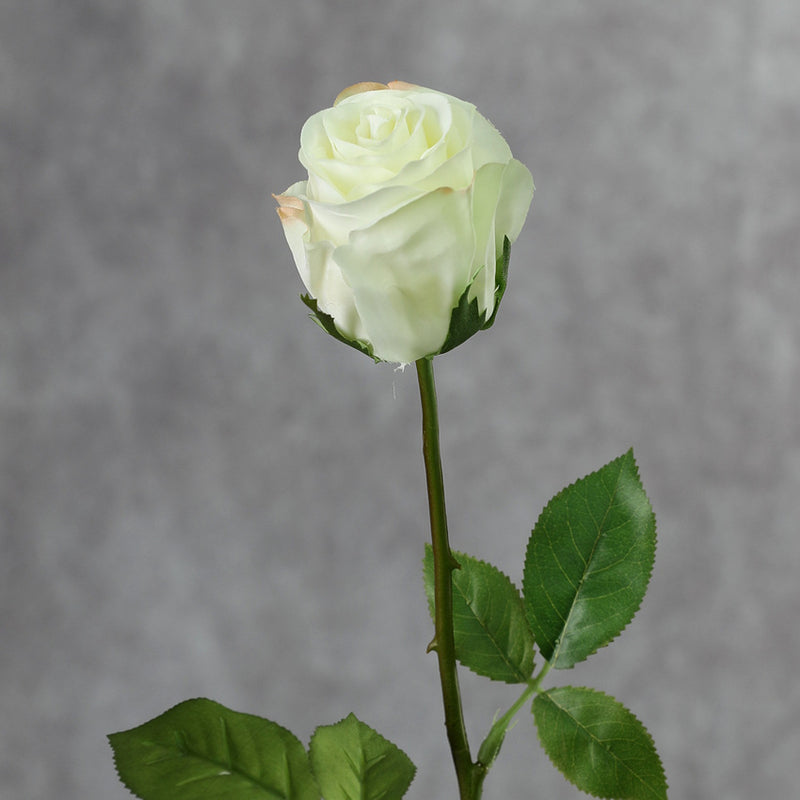 Bulk 18" Rose Buds Stem Silk Artificial Flowers Wholesale