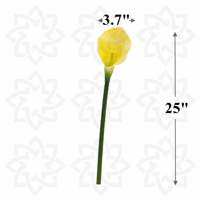 Bulk 6 piezas 25 "Real Touch Calla Lily Spring Flores artificiales al por mayor