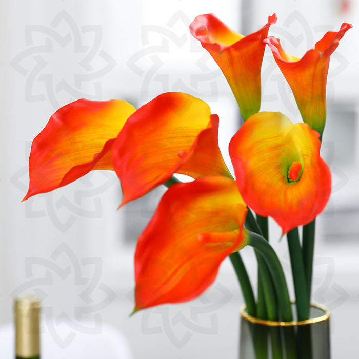 Bulk 6 Pcs 25" Real Touch Calla Lily Spring Artificial Flowers Wholesale