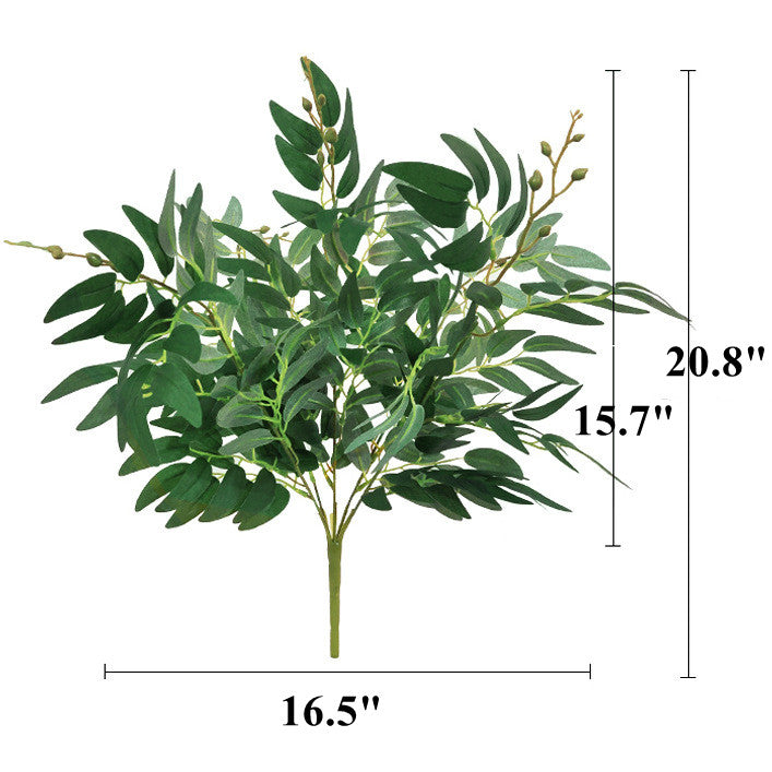 Bulk Artificial Plant Willow Leaves Branch Wholesale