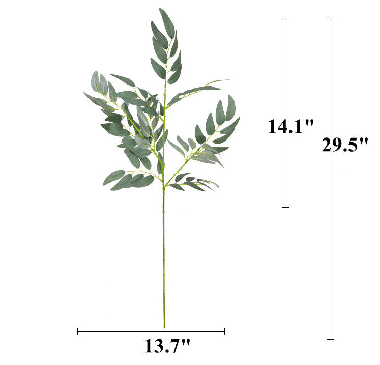 Bulk Artificial Plant Willow Leaves Branch Wholesale