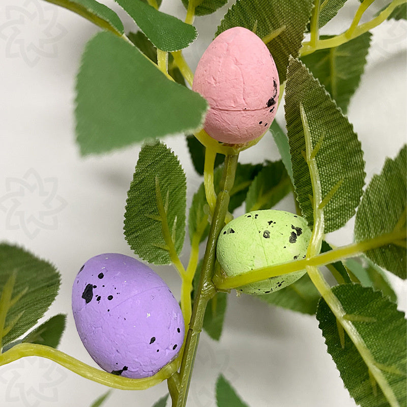 Tiges de fleurs de Pâques en vrac Branches avec œufs Vente en gros de fleurs artificielles
