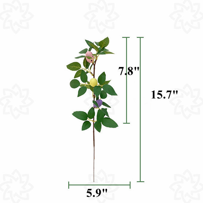 Tiges de fleurs de Pâques en vrac Branches avec œufs Vente en gros de fleurs artificielles
