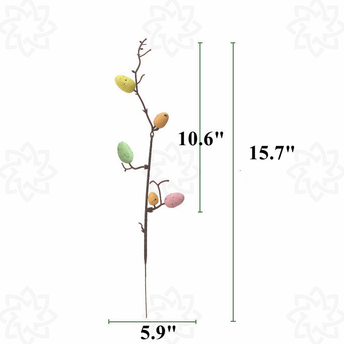 Bulk Easter Flower Stems Branches with Eggs Artificial Floral Wholesale